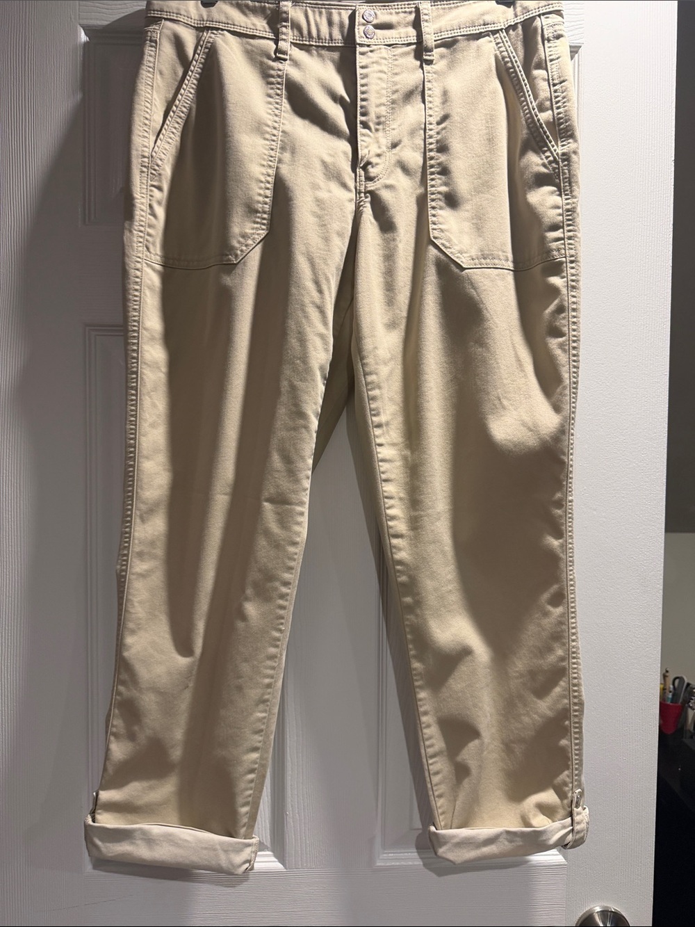 White House Black Market Women's Tan Chinos - Classic Straight